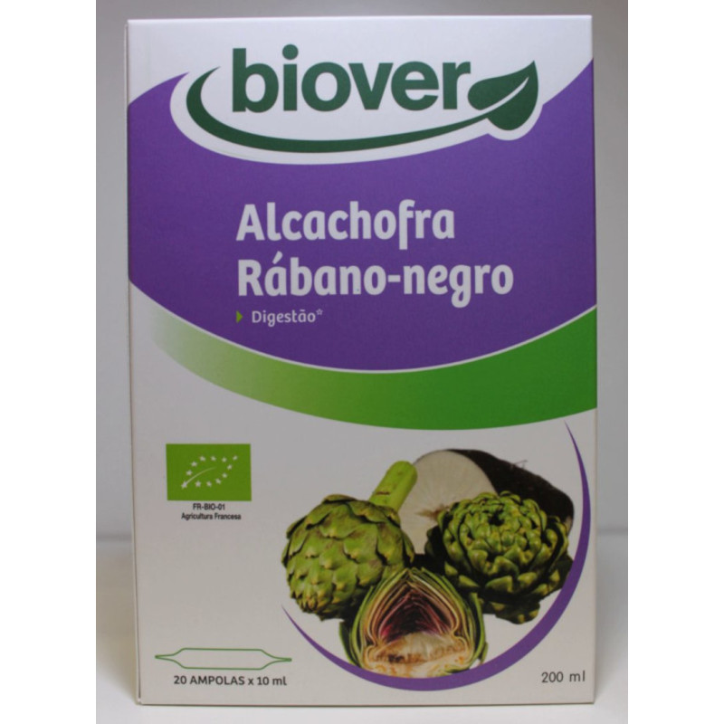 ALCACHOFERA - RABANO NEGRO - 20 AMPOLLAS - BIOTECHNIE - BIOVER