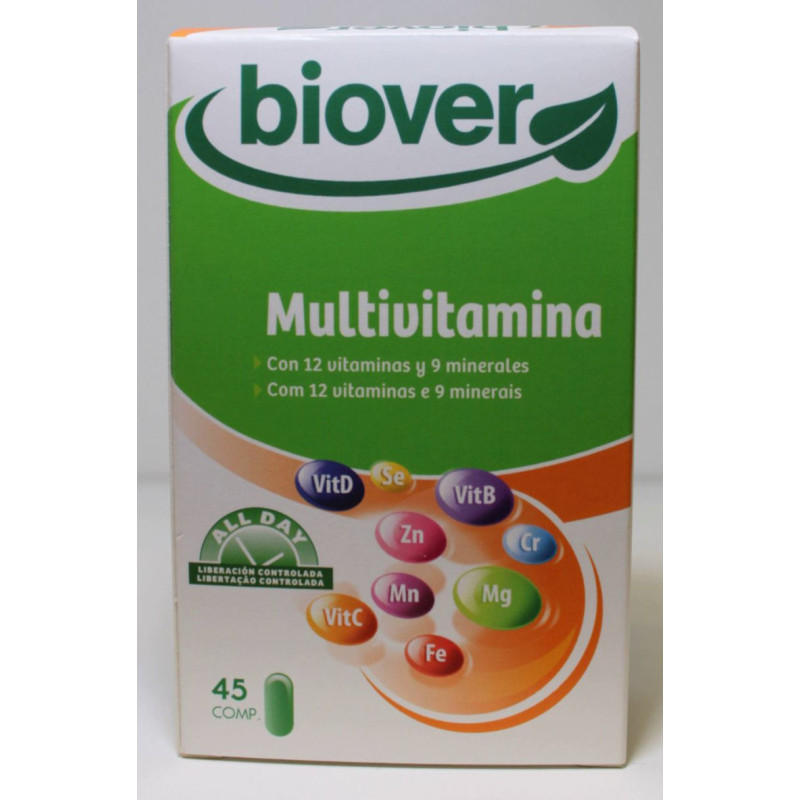 MULTIVITAMINAS - 45 COMPRIMIDOS - BIOVER