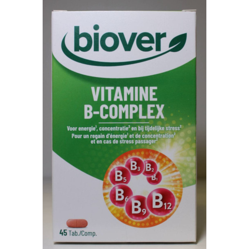 VITAMINA B COMPLEX - 45 COMPRIMIDOS - BIOVER