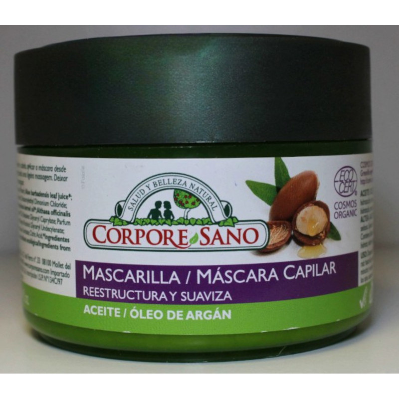 MASCARILLA CAPILAR - ACEITE DE ARGAN - 250 ML - CORPORE SANO