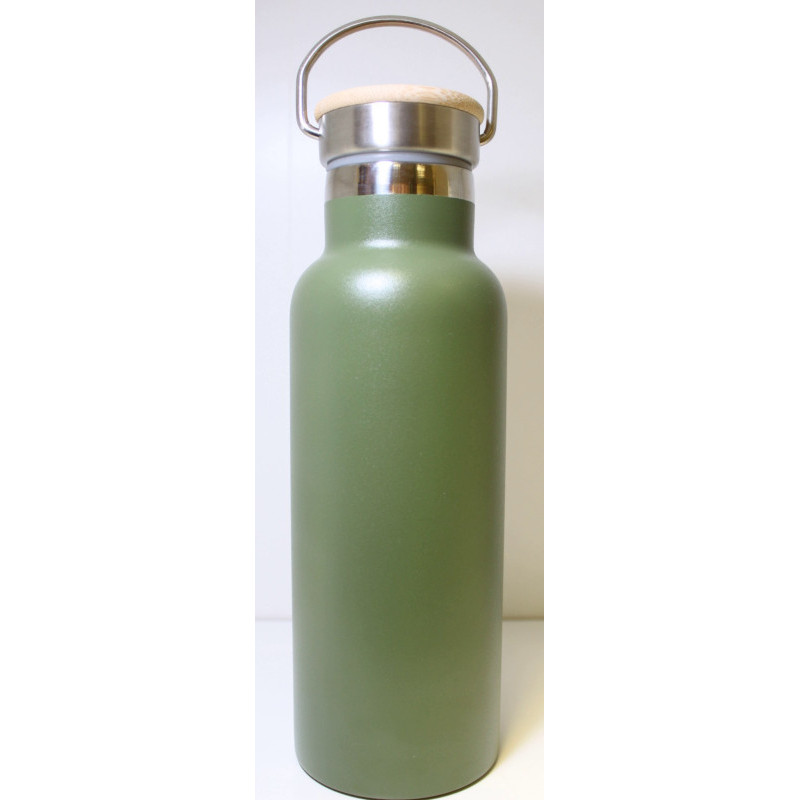 BOTELLA BBO TERMO - 500 ML - TAPON BAMBU - IRISANA