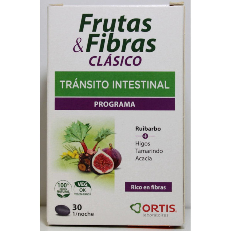 FRUTA & FIBRA CLASSICO - 30 GRAGEAS - ORTIS