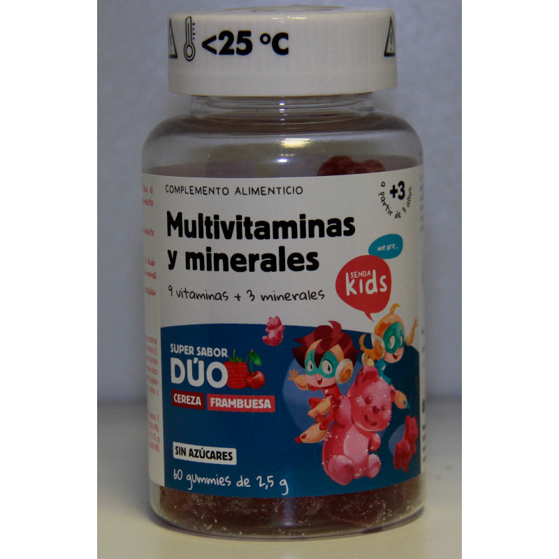 MULTIVITAMINAS Y MINERALES - KIDS SENDA - HERBORA