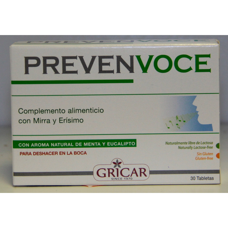 PREVENVOCE - 30 TABLETAS - GRICAR