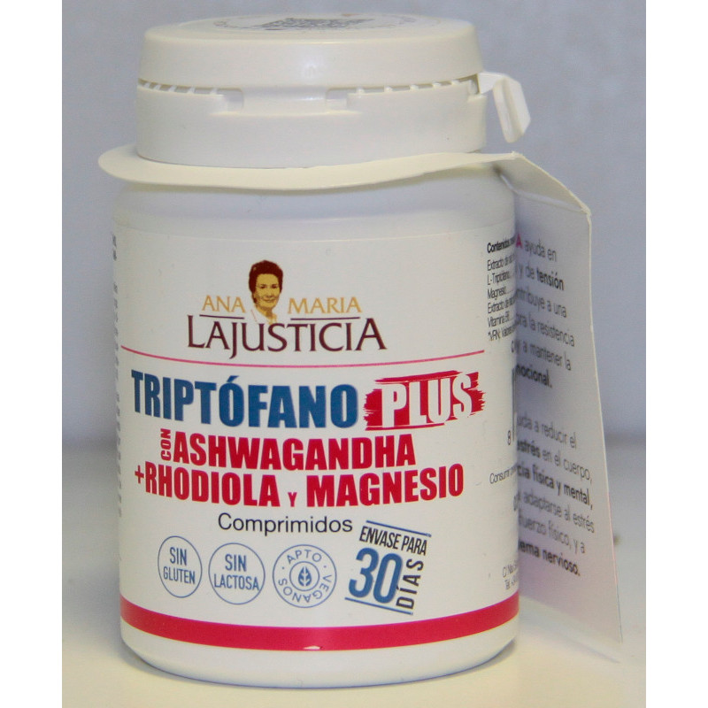 TRIPTOFANO PLUS - ASHWAGANDHA - ANA MARIA LAJUSTICIA