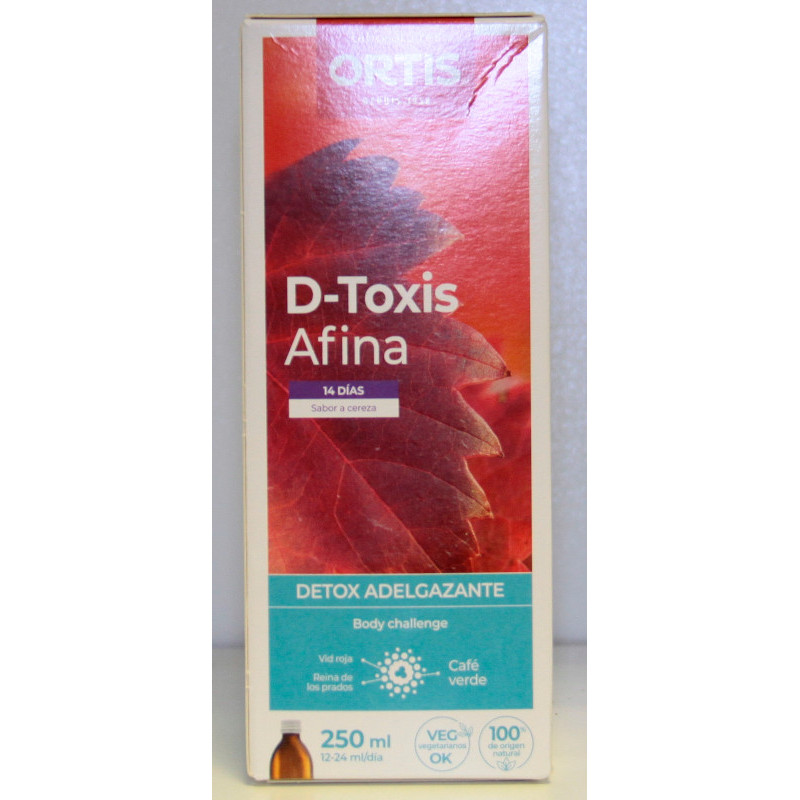 D-TOXIS AFINA - DETOX ADELGAZANTE - ORTIS
