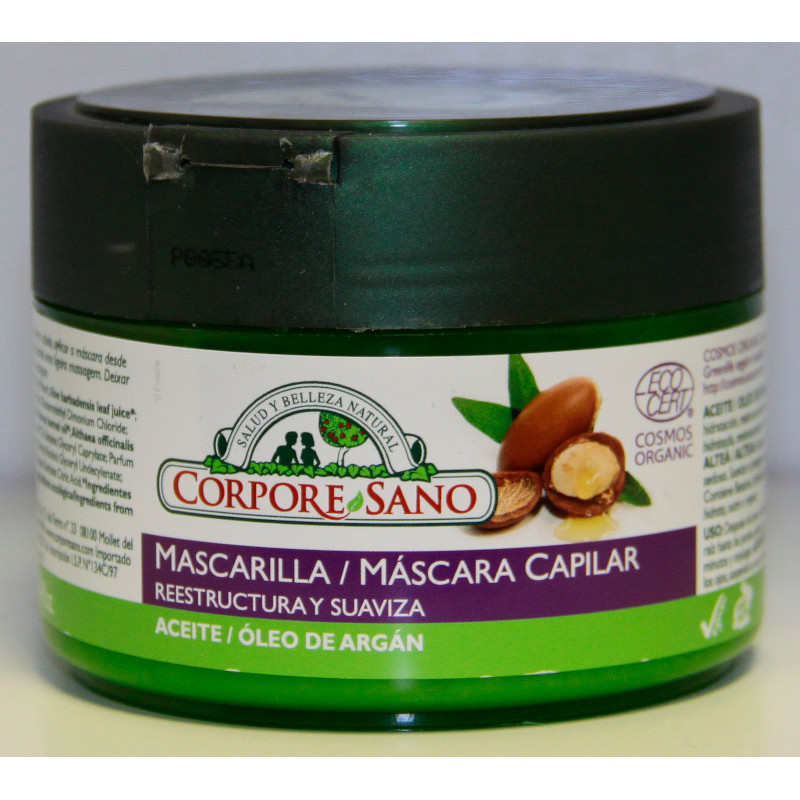 MASCARILLA CAPILAR - ARGAN - CORPORE SANO
