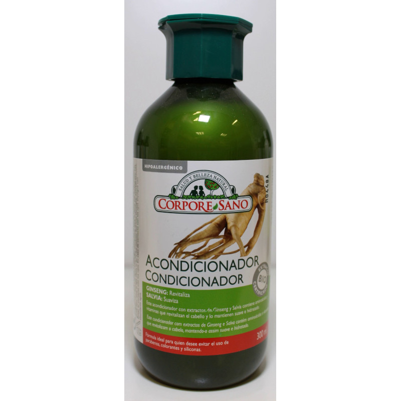 ACONDICIONADOR GINSENG Y SALVIA BIO - 300 ML - CORPORE SANO
