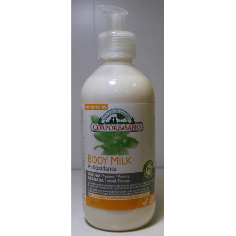 BODY MILK - ANTIOX - BIO - 300 ML - CORPORE SANO