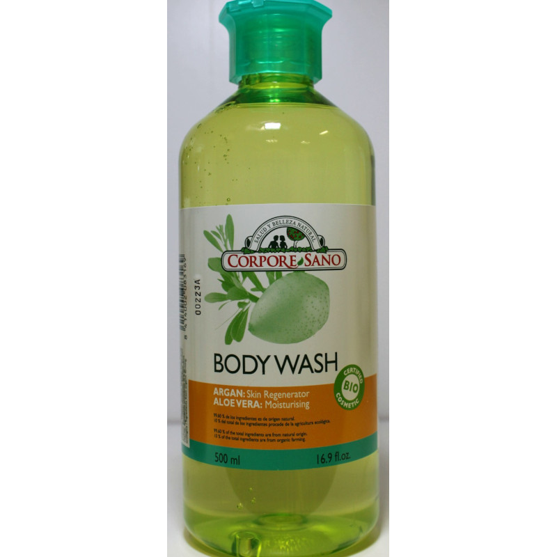 GEL DE DUCHA - ALOE Y ARGAN - 500 ML -CORPORE SANO