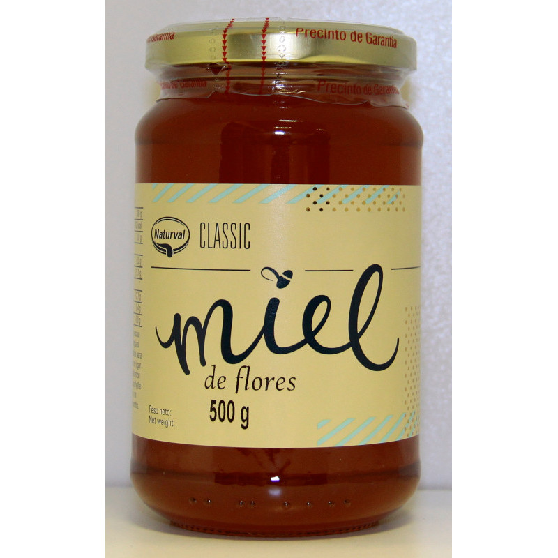 MIEL DE FLORES - 500g - NATURVAL