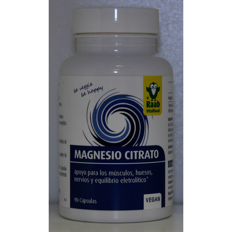 CITRATO MAGNESIO - 40 CÁPSULAS - RAAB VITALFOOD