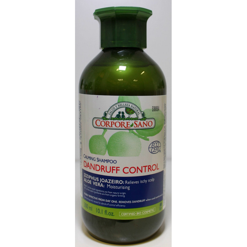 CHAMPU ANTICASPA CALMANTE - 300 ML - CORPORE SANO
