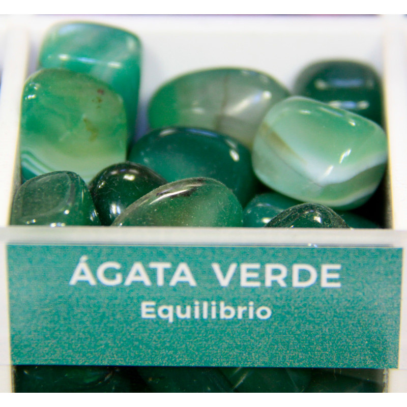 ÁGATA VERDE - MINERAL - TRINIDAD