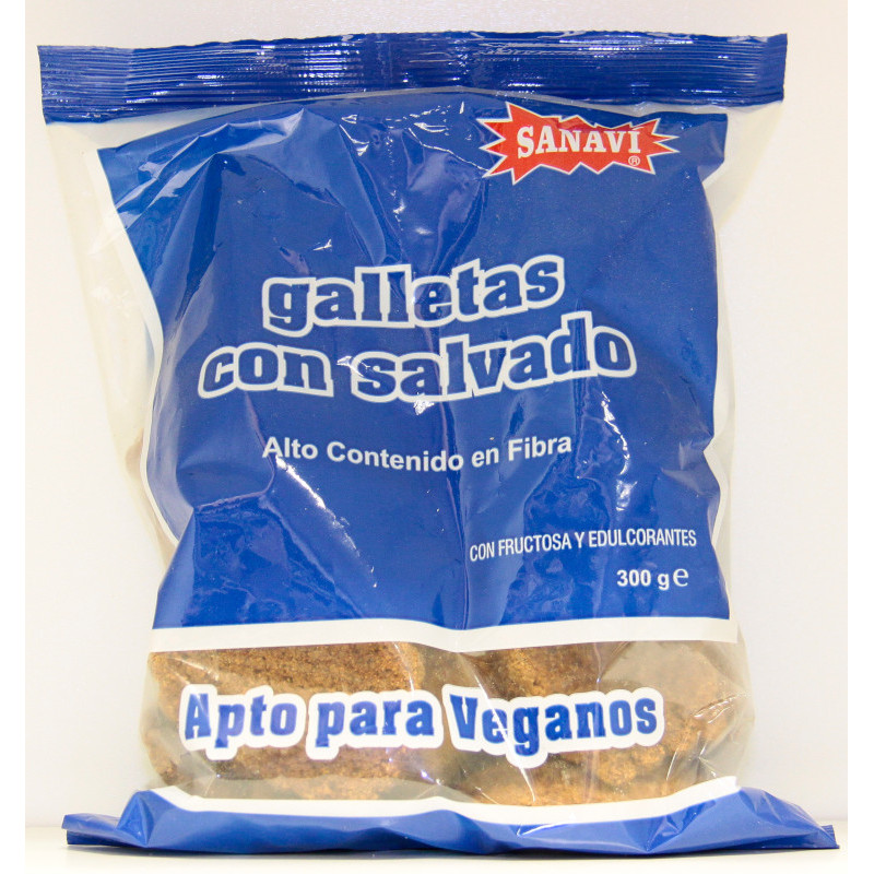 GALLETAS CON SALVADO - FIBRA - SANAVI