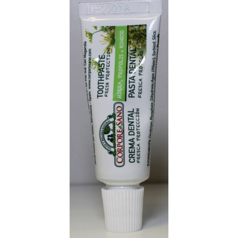 DENTRIFICO - MIRRA PROPOLIS HINOJO - MONODOSIS - CORPORE SANO
