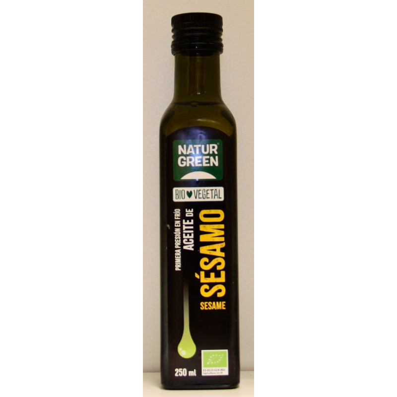 ACEITE DE SÉSAMO - BIO 250 ml - NATUR GREEN