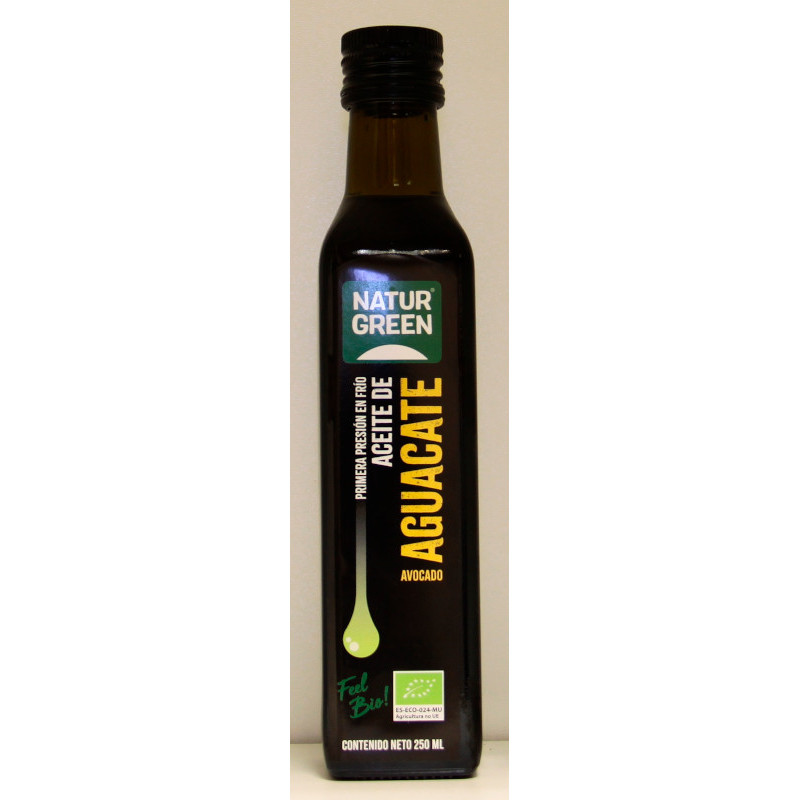 ACEITE DE AGUACATE - BIO 250 ml - NATUR GREEN