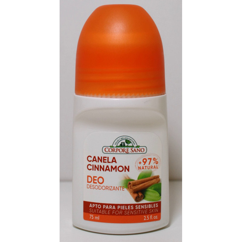 DESODORANTE CANELA - ROLL-ON - 75 ML - CORPORE SANO