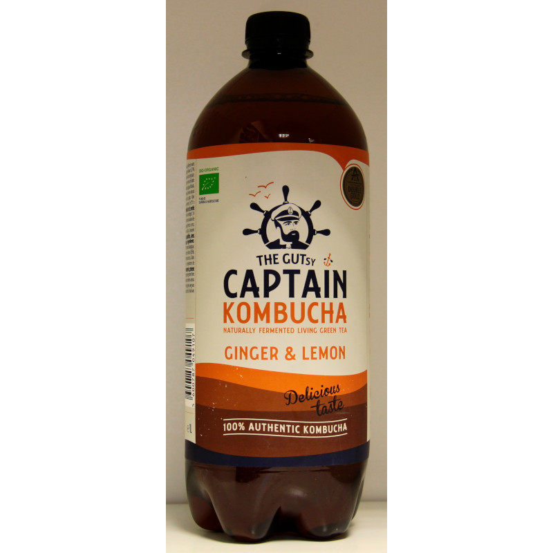 KOMBUCHA - JENGIBRE Y LIMÓN - CAPTAIN KOMBUCHA