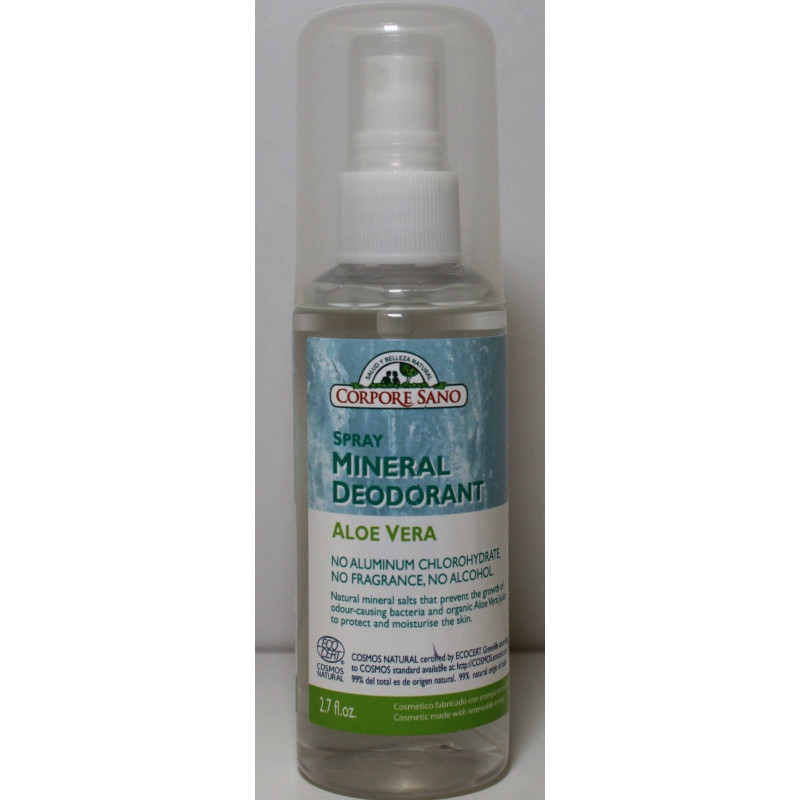 DESODORANTE MINERAL ALOE VERA - ECO - 75 ML - CORPORE SANO