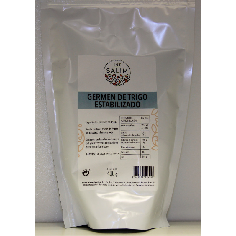 GERMEN DE TRIGO ESTABILIZADO - 400 g - INTSALIM