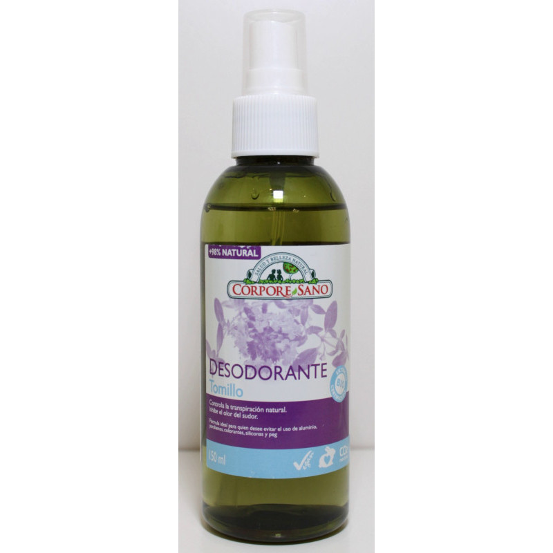 DESODORANTE SPRAY TOMILLO - BIO/VEGAN -150 ML - CORPORE SANO
