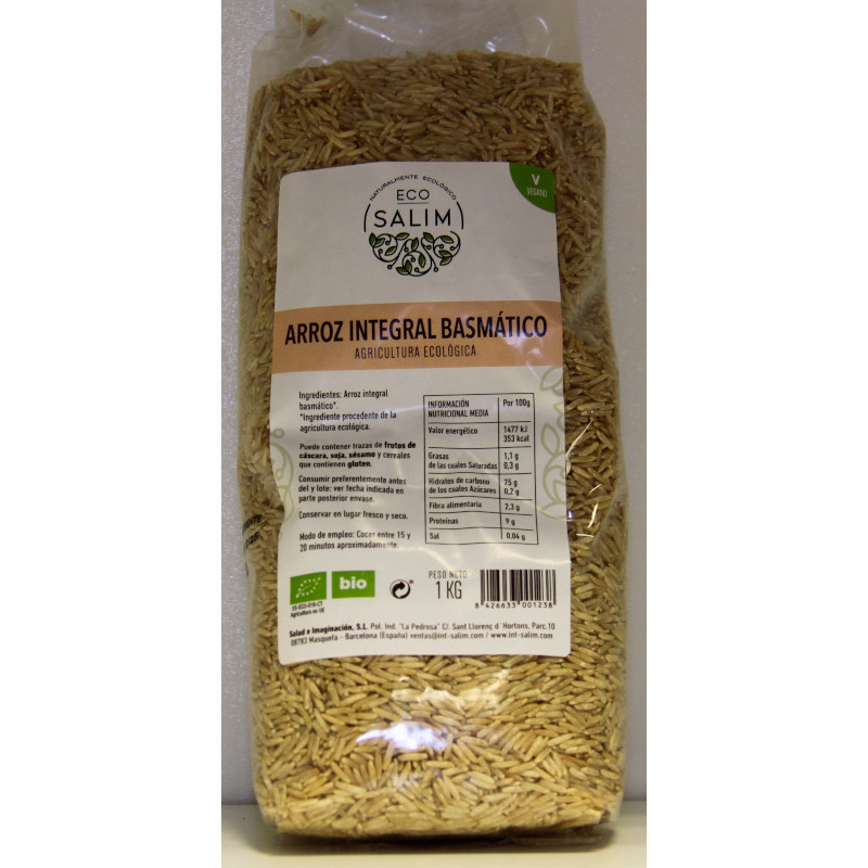 ARROZ INTEGRAL BASMÁTICO - ECOLÓGICO - ECOSALIM